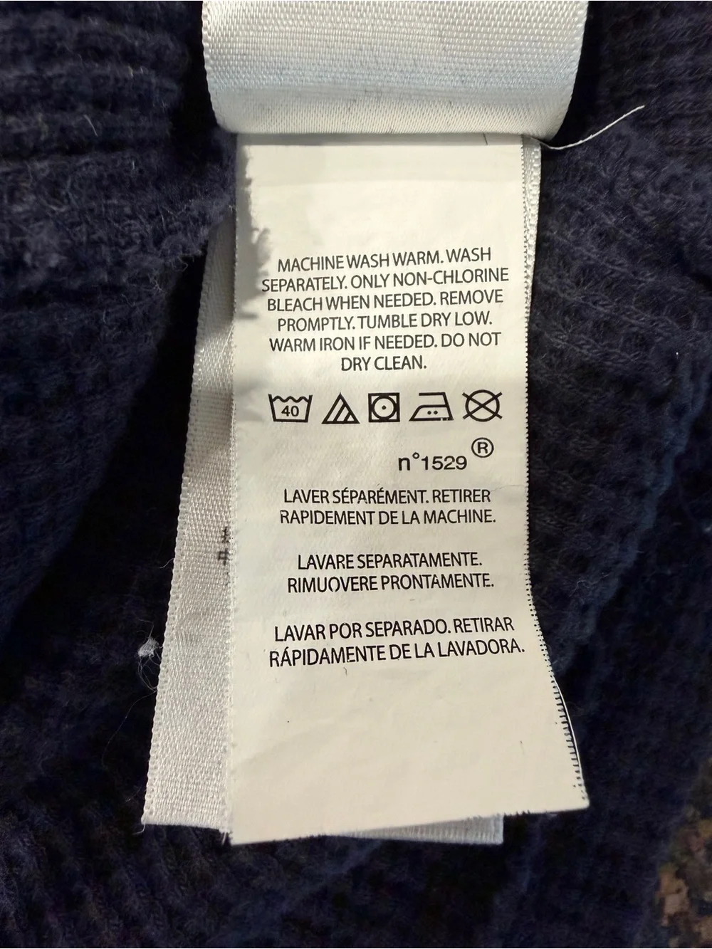 Polo Ralph Lauren Waffle Thermal Hooded Pullover Sz L